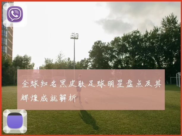 全球知名黑皮肤足球明星盘点及其辉煌成就解析