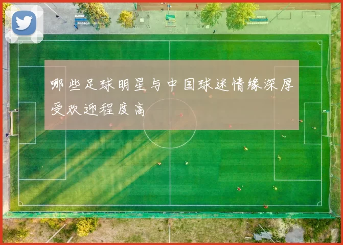 哪些足球明星与中国球迷情缘深厚受欢迎程度高